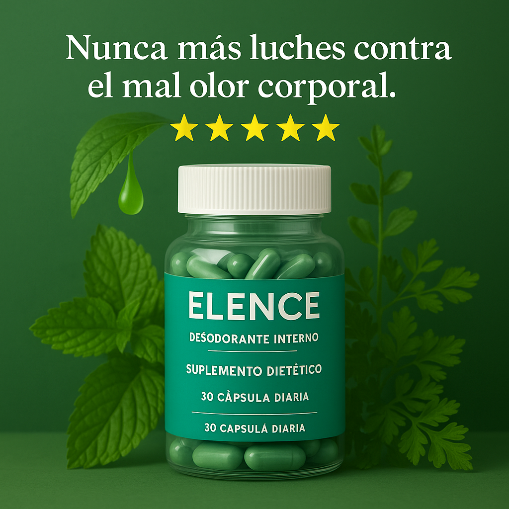 La cápsula desodorante de Elence