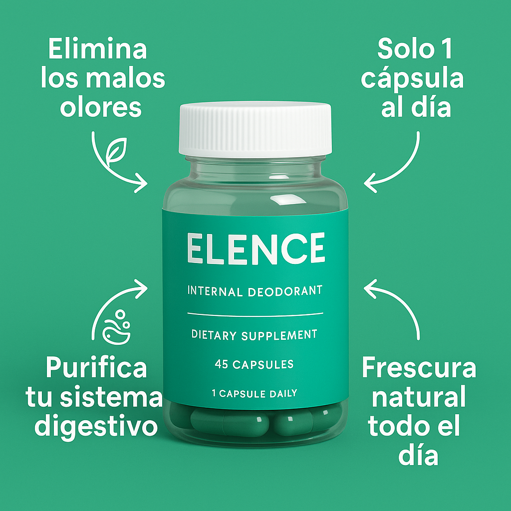 La cápsula desodorante de Elence