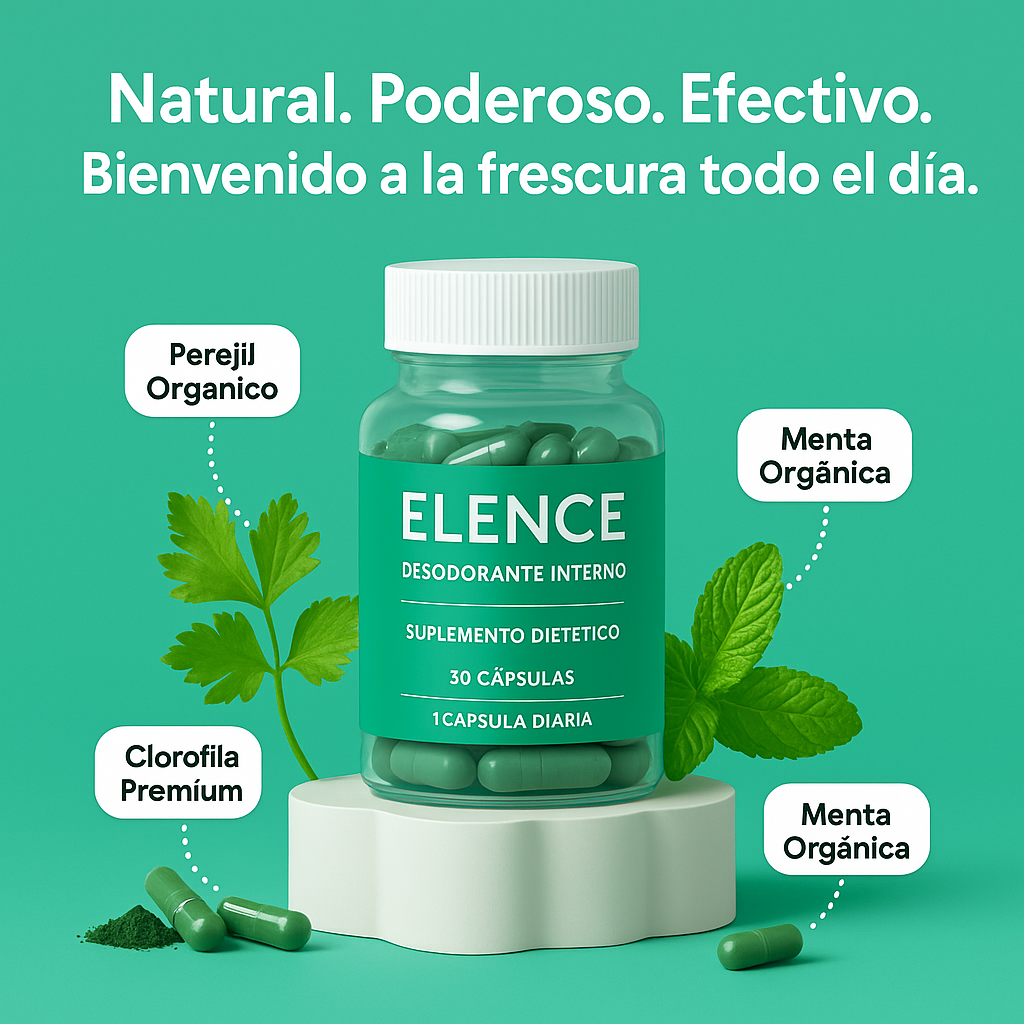La cápsula desodorante de Elence